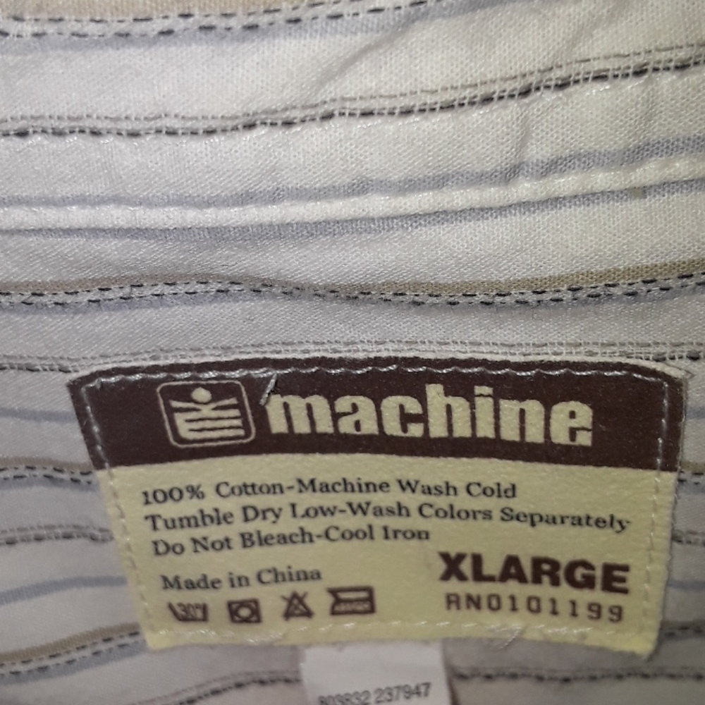 Men's snap front button short sleeve shirt - Picture 4 of 4